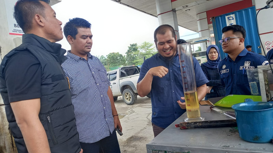 Polisi Kembali Cek Takaran Pengisian Minyak SPBU di Pekanbaru