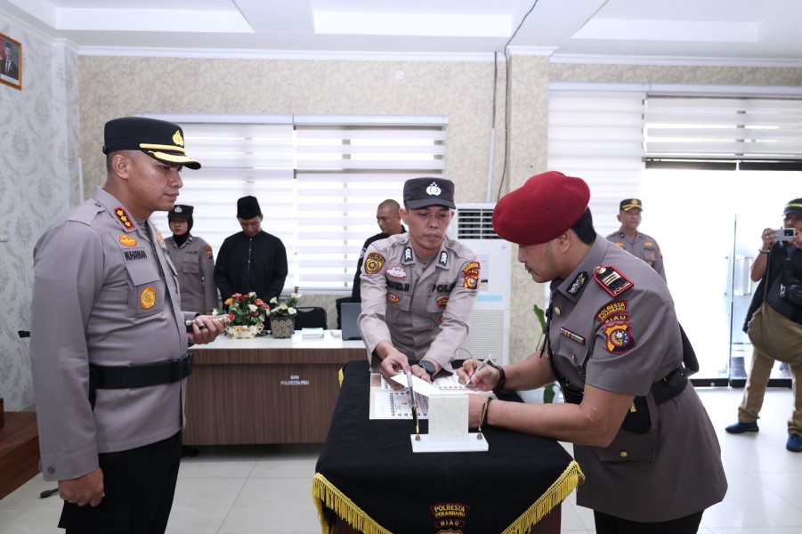 Zero Toleransi Narkoba, AKP Noki Loviko Resmi Jadi Kasatresnarkoba Polresta Pekanbaru