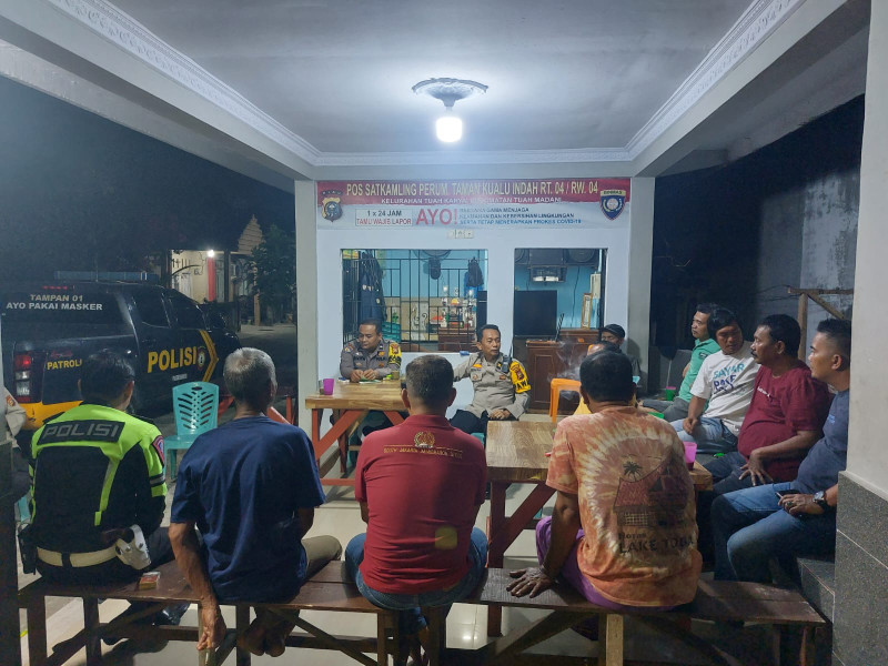 Polsek Binawidya Ajak Tokoh Pemuda dan Pemuka Masyarakat di Tuah Karya Kampanyekan Pilkada Damai 2024