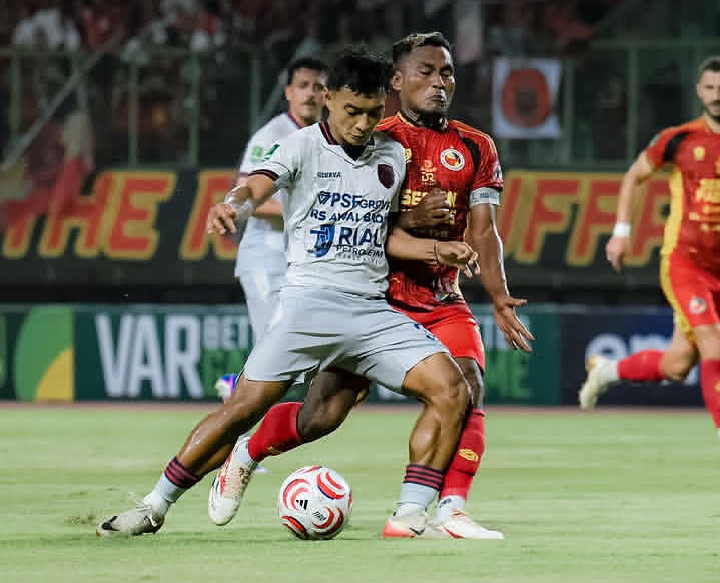 PSPS Tekuk Semen Padang 1-0, Askar Bertuah Menang di Derby Andalas