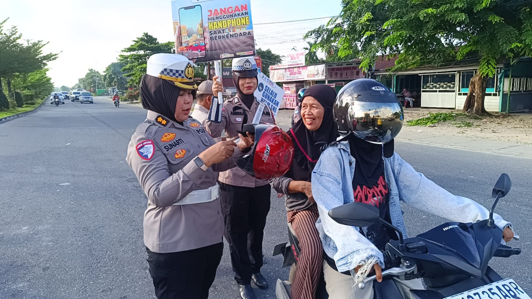Jelang NATARU 2024-2025 Ditlantas Polda Riau Taja Kampanye Keselamatan Berlalu Lintas