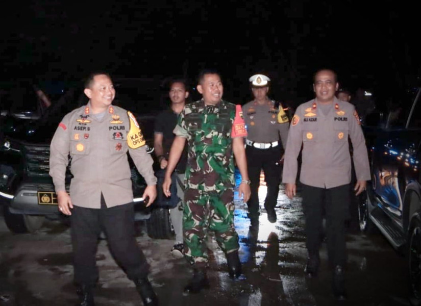 Dalam Rangka Cooling System, Kapolres Siak dan Dandim 0322 Siak Kunjungi Ketiga Paslon Pasca Pencoblosan Pilkada
