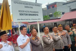 Polsek Tampan Pekanbaru Ganti Nama, Ini Nama Barunya