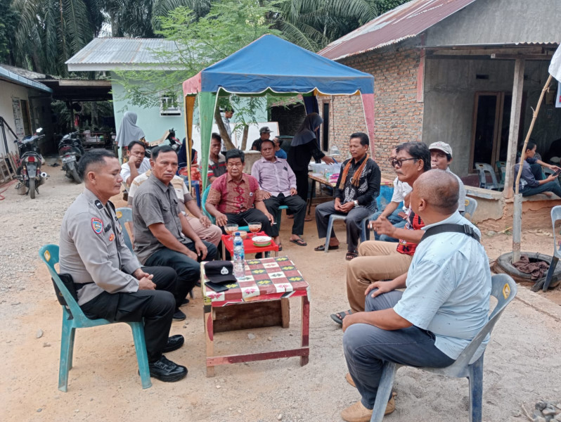 Polsek Bagan Sinembah Ajak Masyarakat Bagan Manunggal Ciptakan Pilkada Damai 2024