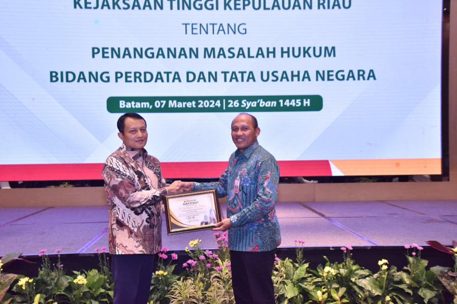 BRK Syariah Dan Kejati Kepri Teken MOU Tentang Penanganan Masalah Hukum Bidang Datun