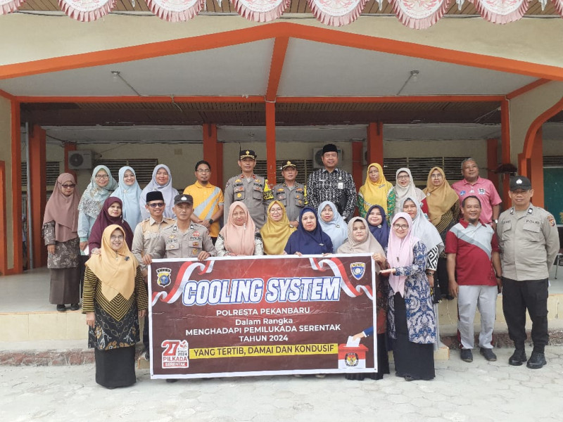 Sat Binmas Polresta Pekanbaru Edukasi dan Sosialisasikan Pilkada Damai 2024