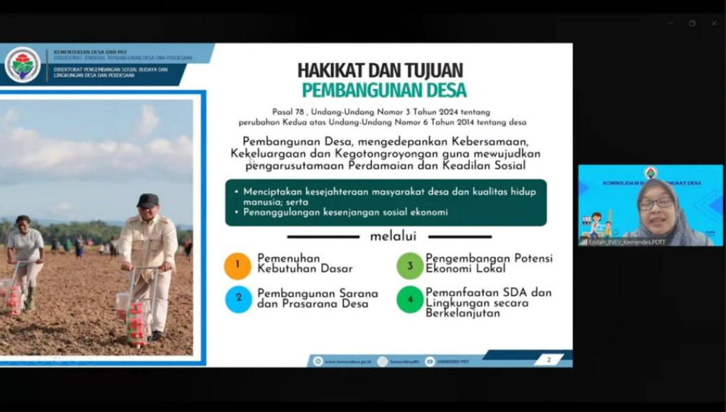 Desa Dituntut Inovatif Manfaatkan Potensi Kearifan Lokal yang Bernilai Ekonomis
