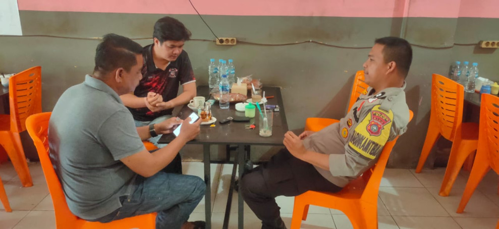 Giat Bhabinkamtibmas Kampung Merempan Hulu Berikan Pesan Kamtibmas Pasca Pilkada Kabupaten Siak