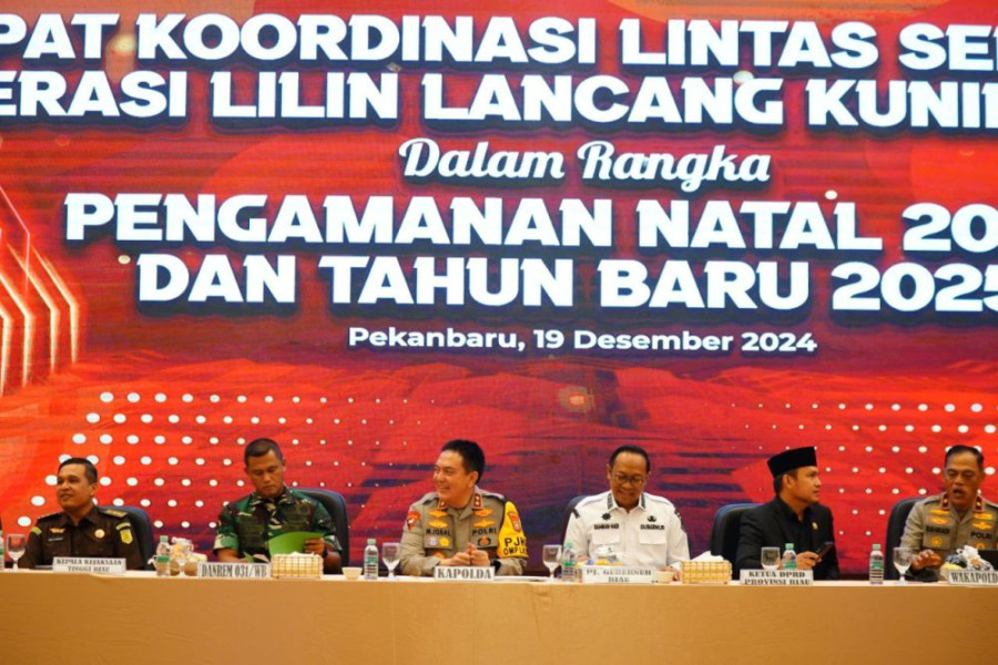Jelang Nataru 2024, Polda Riau Mantapkan Koordinasi Pengamanan