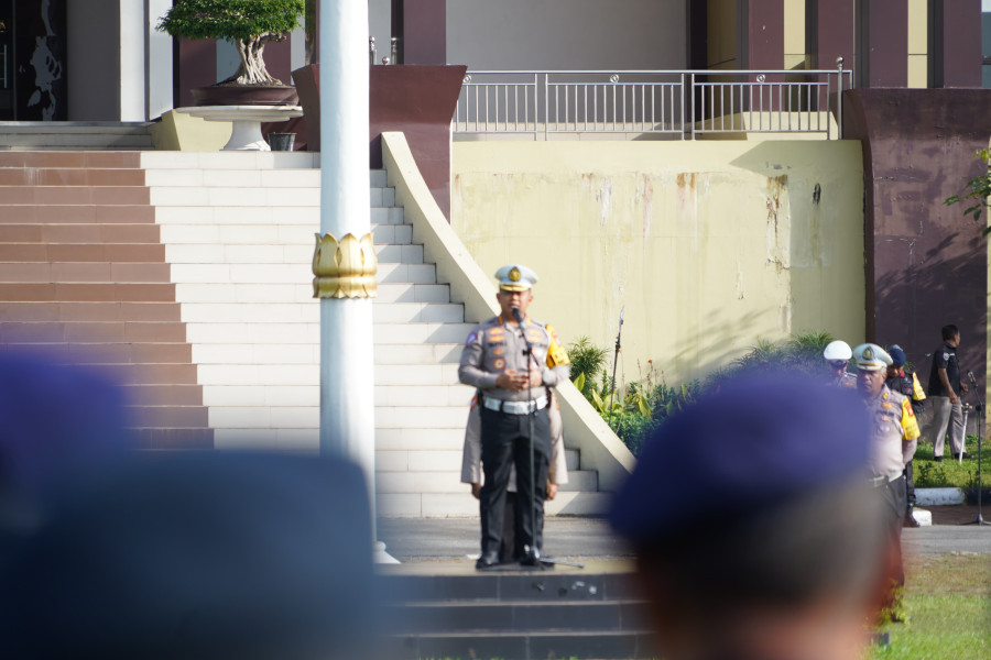 Masa Tenang Pilkada Riau 2024 Dirlantas Polda Riau Pimpin Langsung Show Of Force Patroli Skala Besar