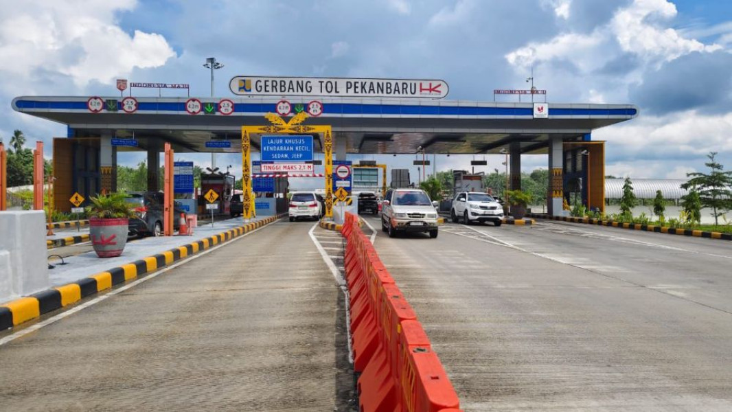 Selama Libur Nataru, Lebih dari 32 Ribu Kendaraan Lewati Ruas Tol di Riau