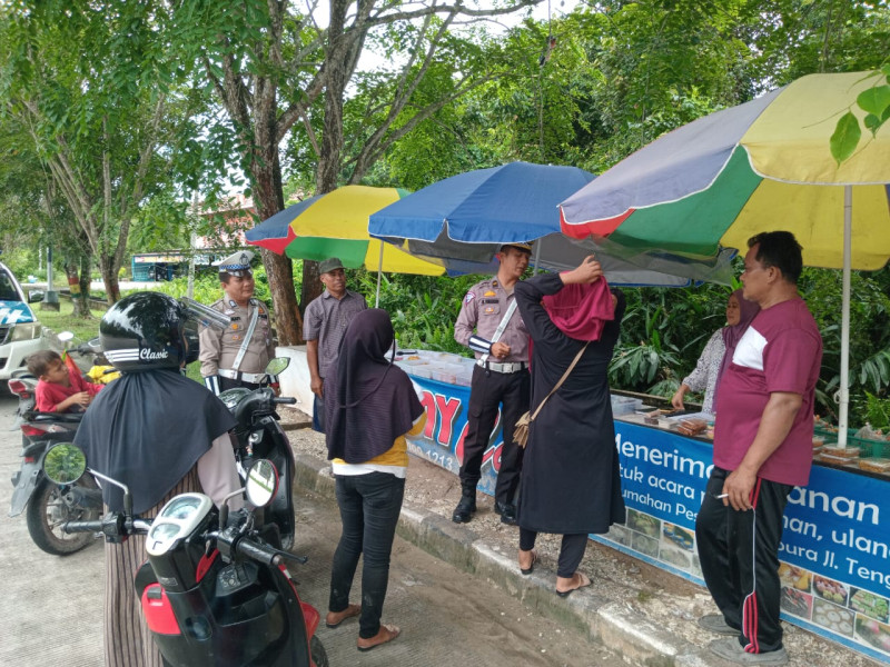 Gelar Cooling System, Kanit Lantas Polsek Siak : Mari Bijak Menyikapi dan Tidak Mudah Terprovokasi