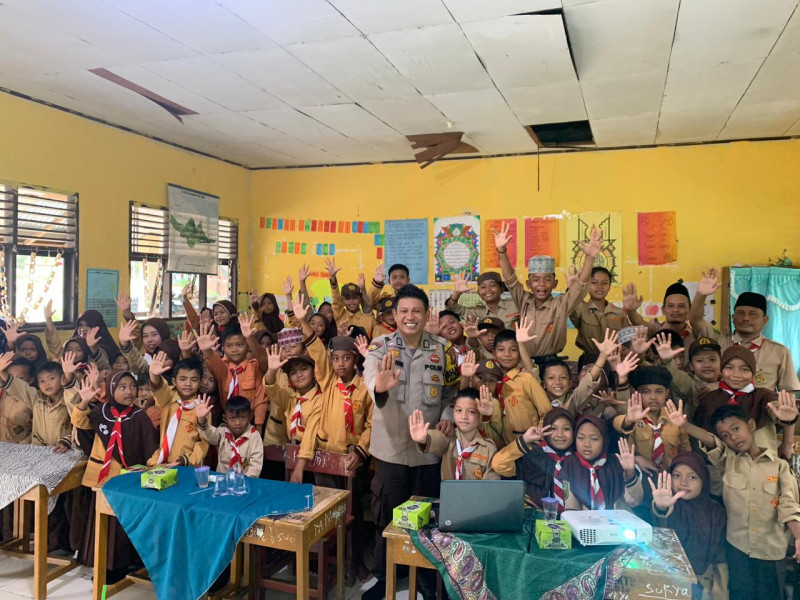 Polsek Koto Gasib Gelar Kegiatan Sosialisasi Pencegahan Perundungan, Ajak Semua Pihak Jaga Keamanan