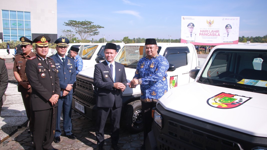 15 Kecamatan Terima Bantuan Mobil Pickup Dari Pemko Ini Pesan Walikota Pekanbaru.