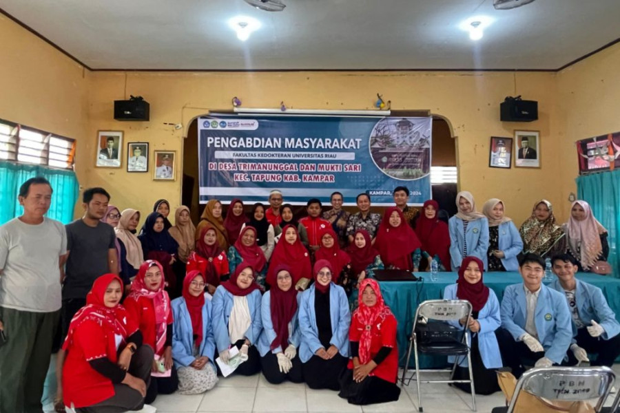 Cegah Penyakit, Tim FK UNRI Tingkatkan Kesadaran Kesehatan Masyarakat