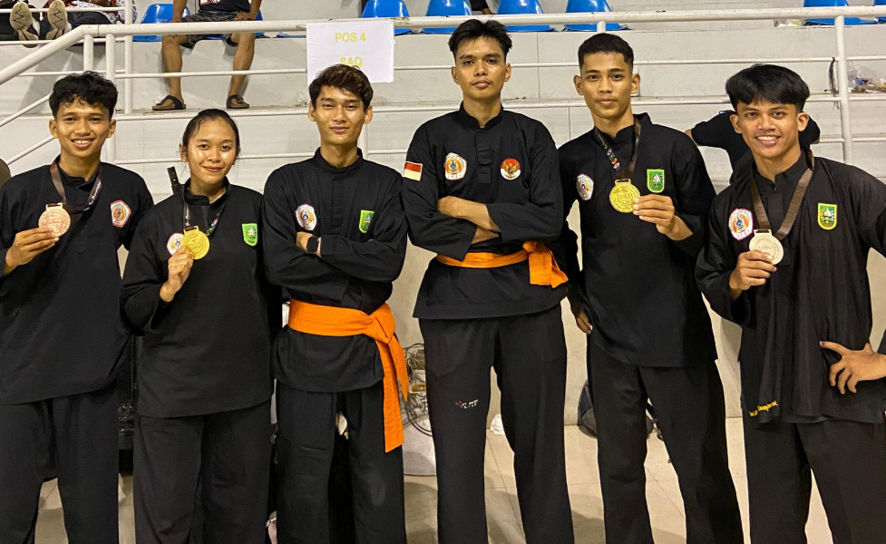 Diikuti 6 Provinsi,  4 Mahasiwa Unilak Raih Medali di Pencak Silat Riau Nasional Championship 3 2024
