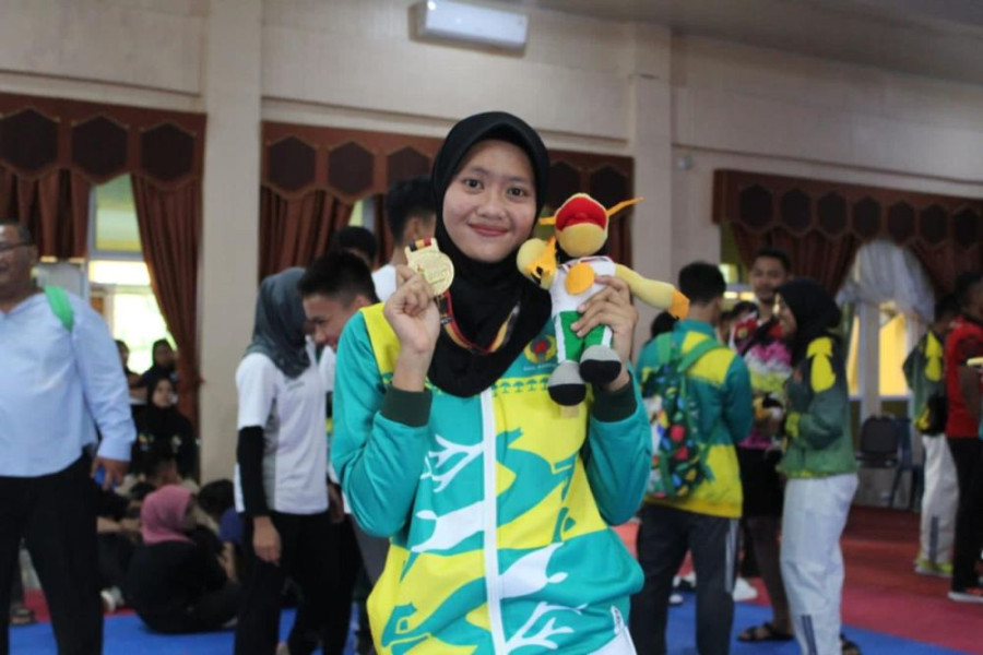 Kisah Polwan Cantik dari Pelalawan di Ajang Taekwondo Nasional yang Penuh Prestasi