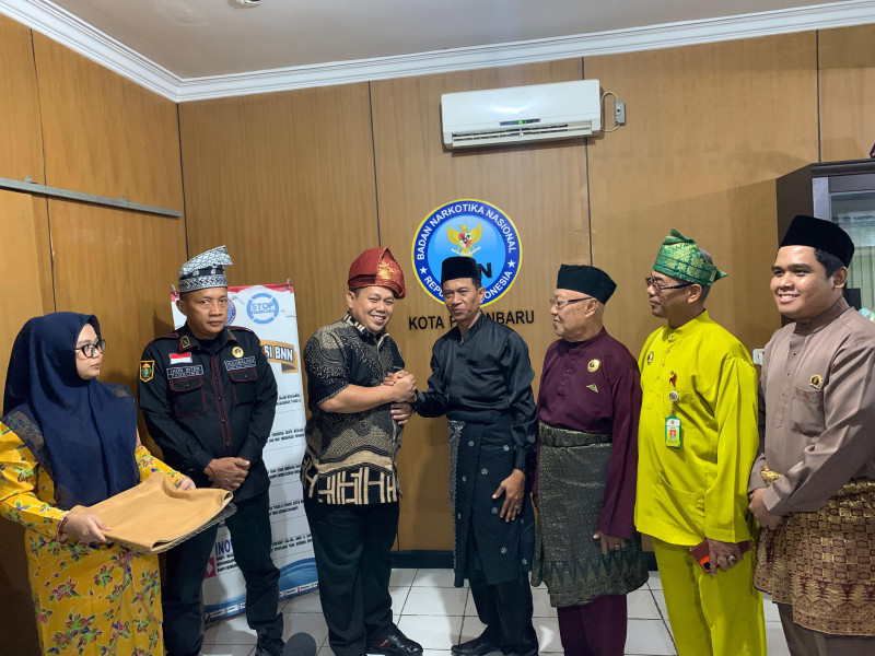 Disambut Hangat, Ini Rencana LAMR Kota Pekanbaru Saat Berkunjung ke Kantor BNN Kota Pekanbaru