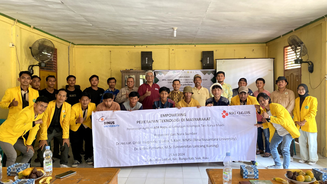Mahasiswa Fakultas Pertanian Unilak Adakan Program Ketahanan Pangan di Desa Buantan Lestari, Bungaraya, Siak