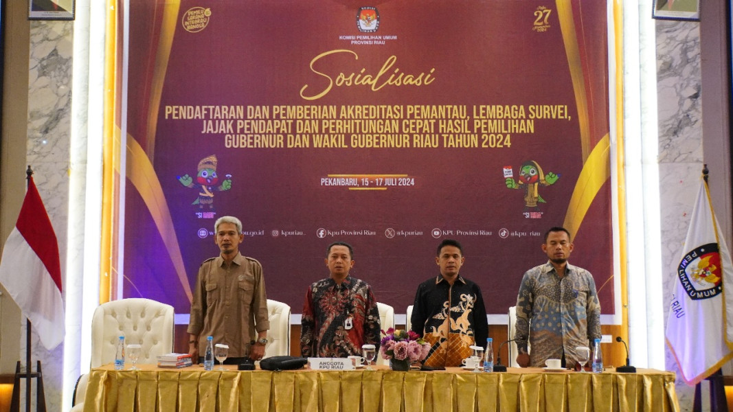 KPU Riau Siap Terima Pendaftaran Pemantau, Lembaga Survei, Jajak Pendapat dan Perhitungan Cepat