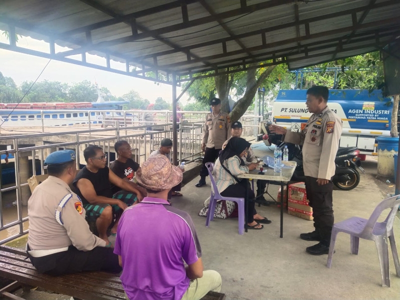 Jaga Kamtibmas Jelang Pilkada Serentak 2024, Polsek Kawasan Pelabuhan Gelar Cooling System
