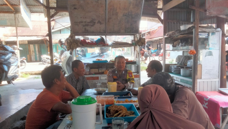 Ini Pesan Bhabinkamtibmas Saat Ngobrol Bareng Warga