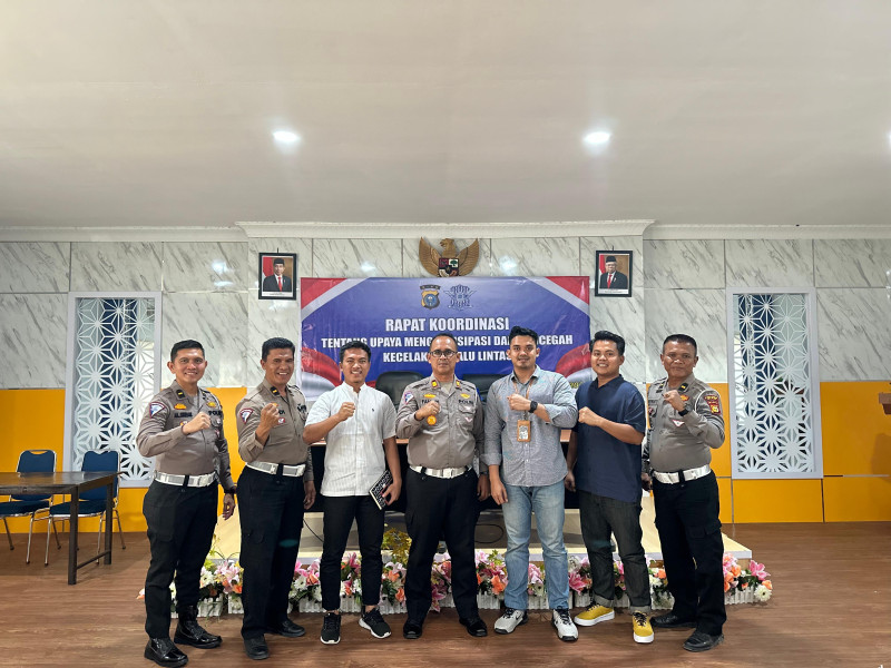 Antisipasi dan Cegah Kecelakaan di Jalan Tol,Satlantas Polres Siak Gelar Rapat Koordinasi