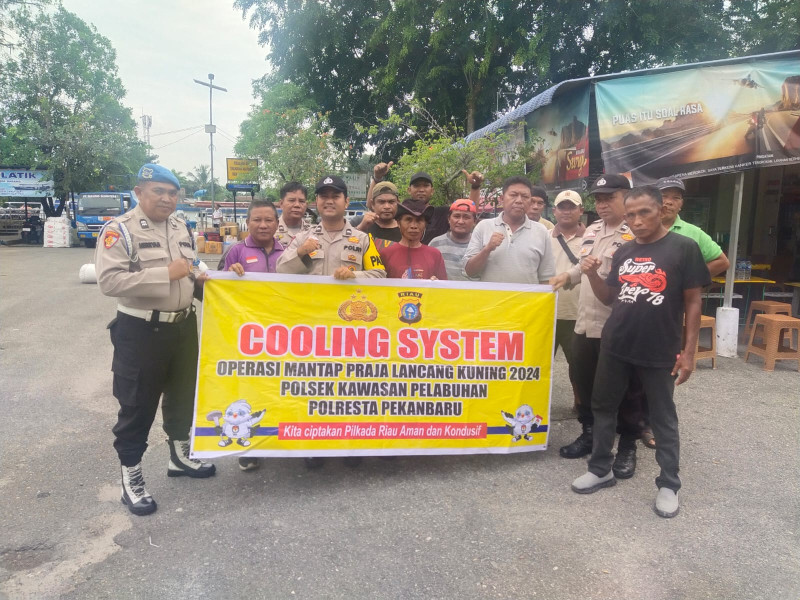 Polsek Kawasan Pelabuhan Pekanbaru Siap Amankan Pilkada 2024, Pastikan Netralitas Personel