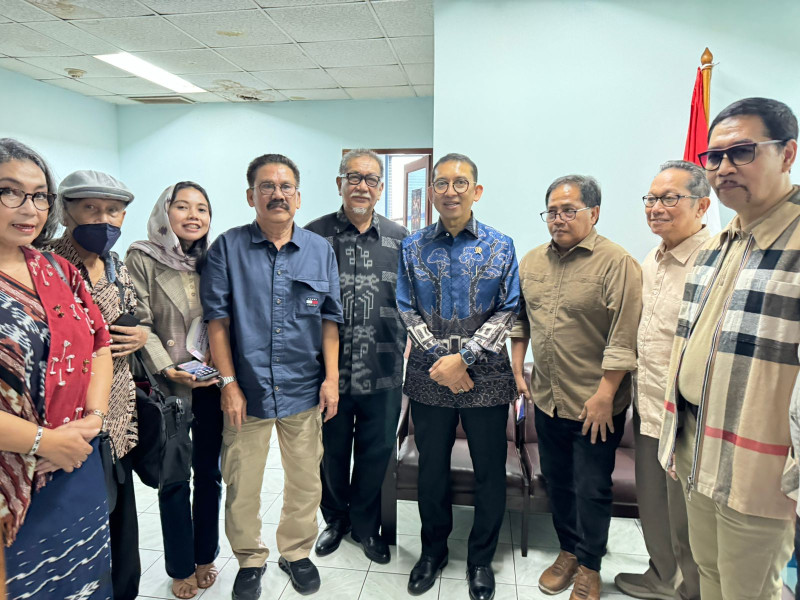 Menteri Kebudayaan Fadli Zon Mampir di Kantor PW