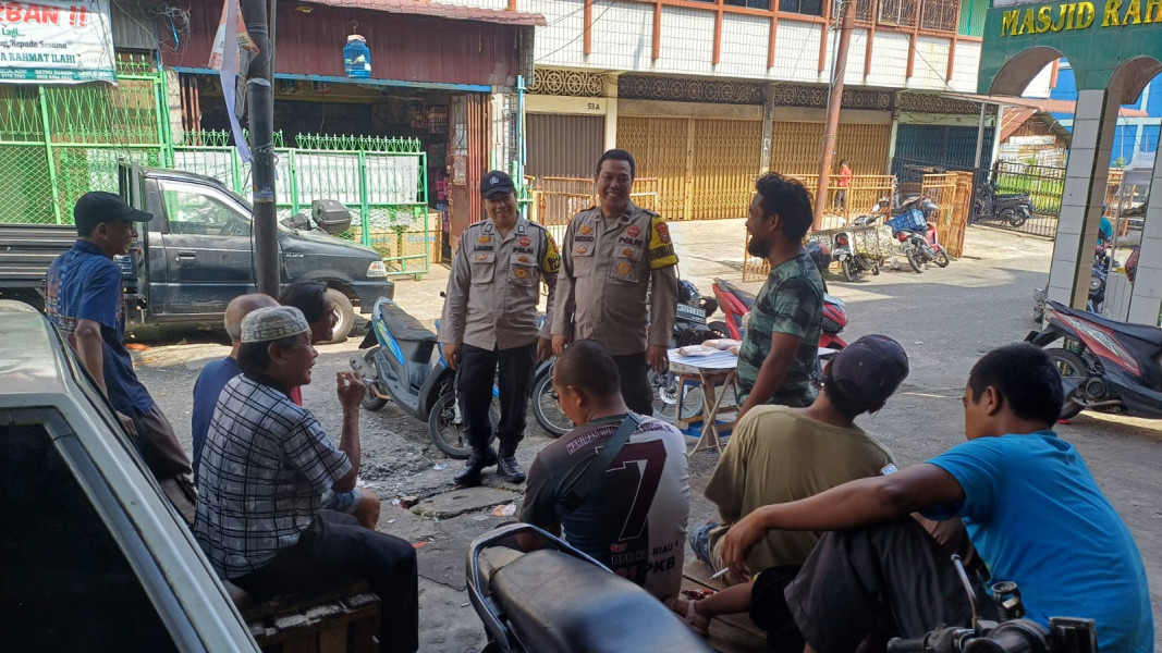 Polsek Senapelan Berikan Pesan Kamtibmas Ke Warga Kampung Dalam