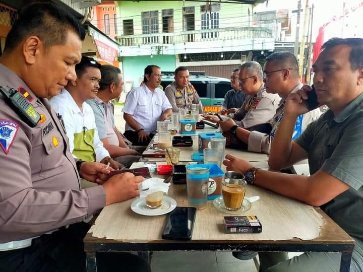 Polsek Kandis Gelar Cooling System Bersama Ormas DPD LLMB Tuah Sakti Jelang Pilkada 2024