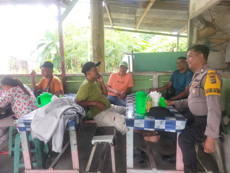 Tingkatkan Kamtibmas Menjelang Bergulirnya Pilkada Serentak, Polsek Bagan Sinembah Beri Himbauan ke Masyarakat